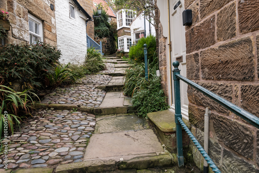 Old and historic cobbled street Old and historic cobbled street