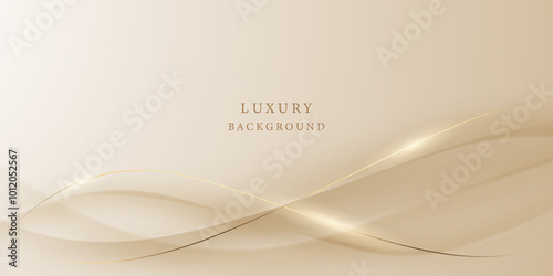 golden abstract background with luxury vector illustration