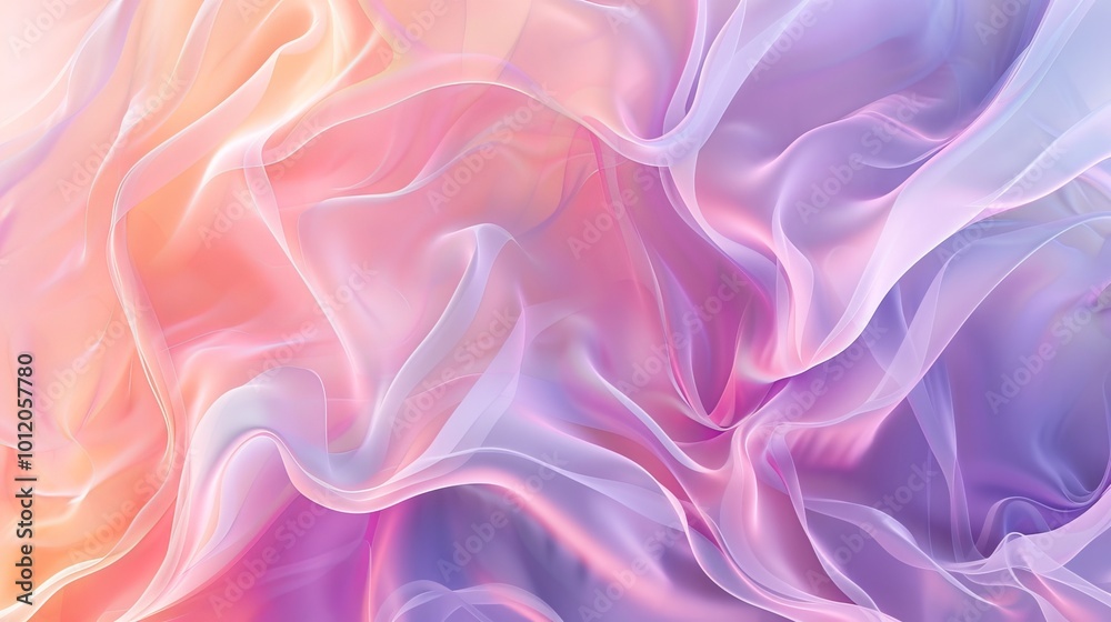 Fototapeta premium Pastel Dream Mesmerizing Abstract Background with Soft Color Transitions Ideal for Design Web and Print Projects