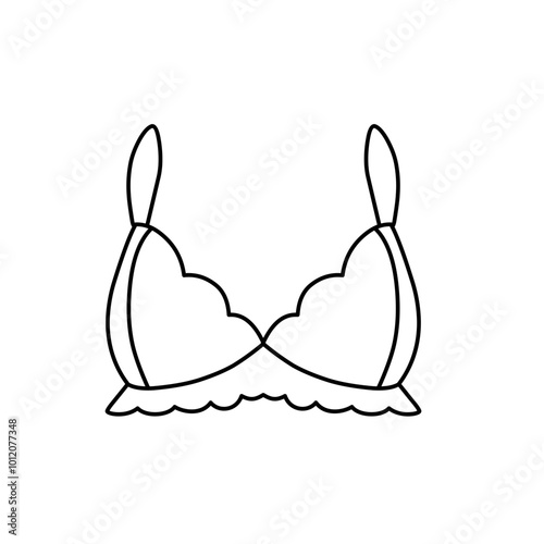 outline of women's panties