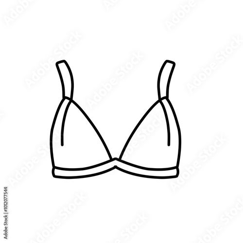 outline of women's panties
