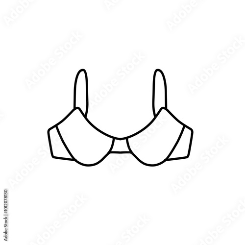 outline of women's panties