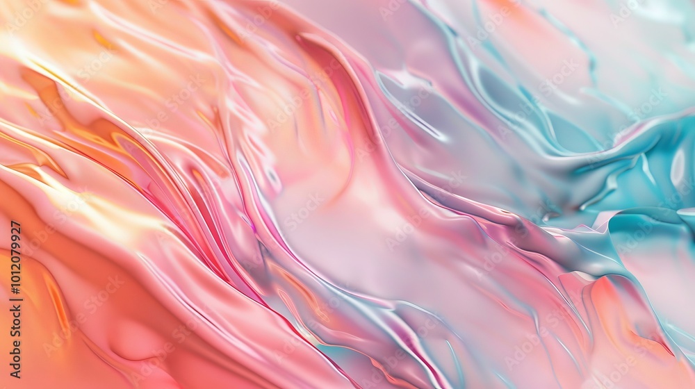 Vibrant Pastel Abstract Art Mesmerizing Colors and Seamless Blends in Closeup Shot Vibrant Pastel Abstract Art Mesmerizing Colors and Seamless Blends in Closeup Shot