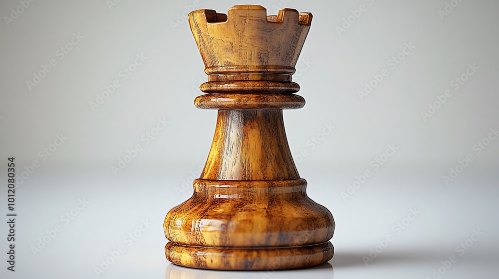 Chess piece a king isolated on a clean white surface Chess piece a king isolated on a clean white surface