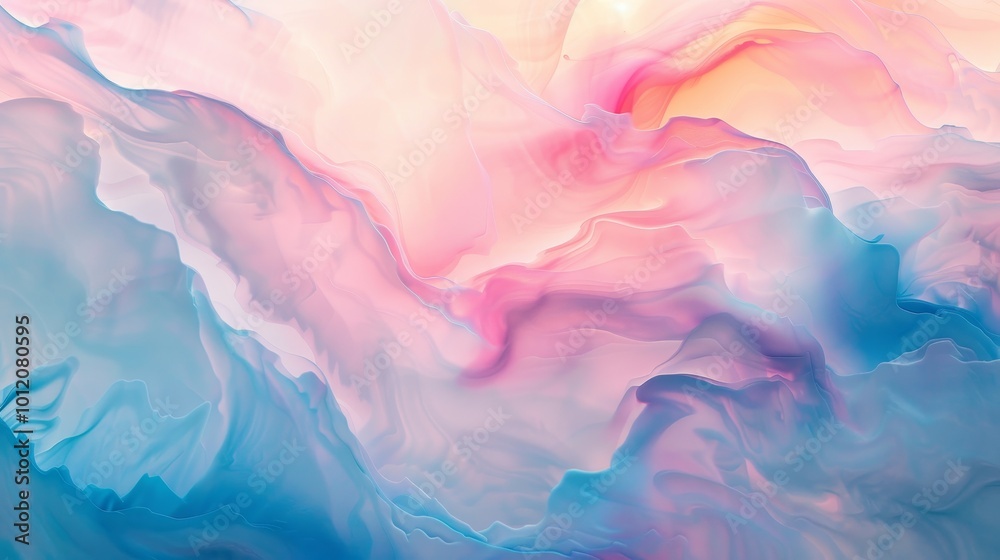 Pastel Dreams Tranquil Abstract Painting with Soft Gradients and Flowing Lines Ideal for Serene Backgrounds Pastel Dreams Tranquil Abstract Painting with Soft Gradients and Flowing Lines Ideal for Serene Backgrounds