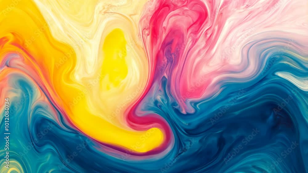 Colorful abstract fluid art with vibrant swirls, dynamic composition. Creative abstract expressionism concept Colorful abstract fluid art with vibrant swirls, dynamic composition. Creative abstract expressionism concept
