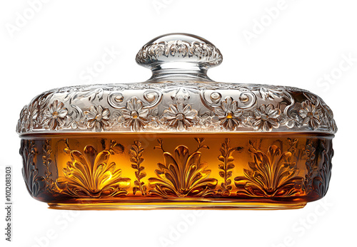 Glass Container with a Lid