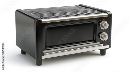 Toaster Oven Isolated. AI generated illustration.