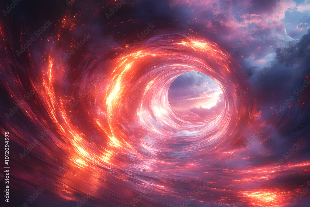Fiery Vortex of Energy and Light Fiery Vortex of Energy and Light