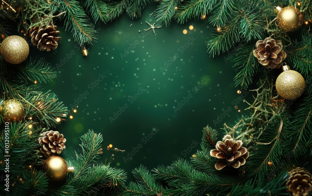 Christmass new year green background Christmass new year green background