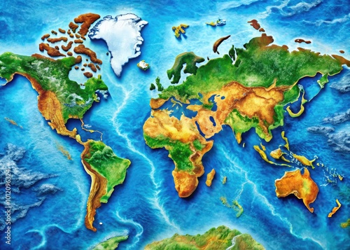 Detailed Map of Major World Rivers Highlighting Key Waterways Across Continents and Countries