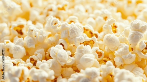 Close Up of Delicious Popcorn Kernels.