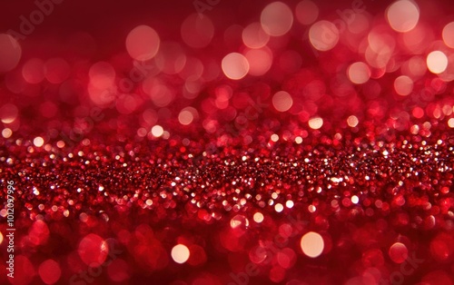 Fancy ruby red glitter Christmas background 