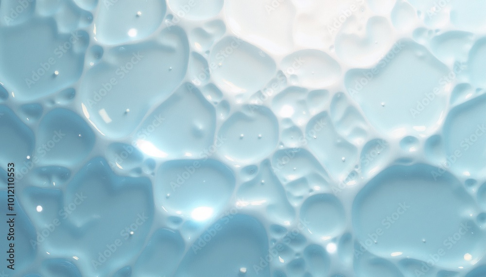 Water Droplets on Light Blue Surface in Close-up Water Droplets on Light Blue Surface in Close-up