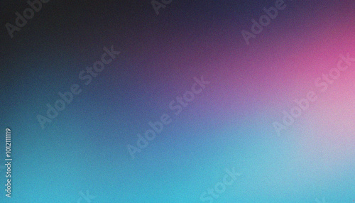 abstract backdrop Black, Blue, Pink, Cyan. Dynamic color flow header gradient with grainy effects and retro style