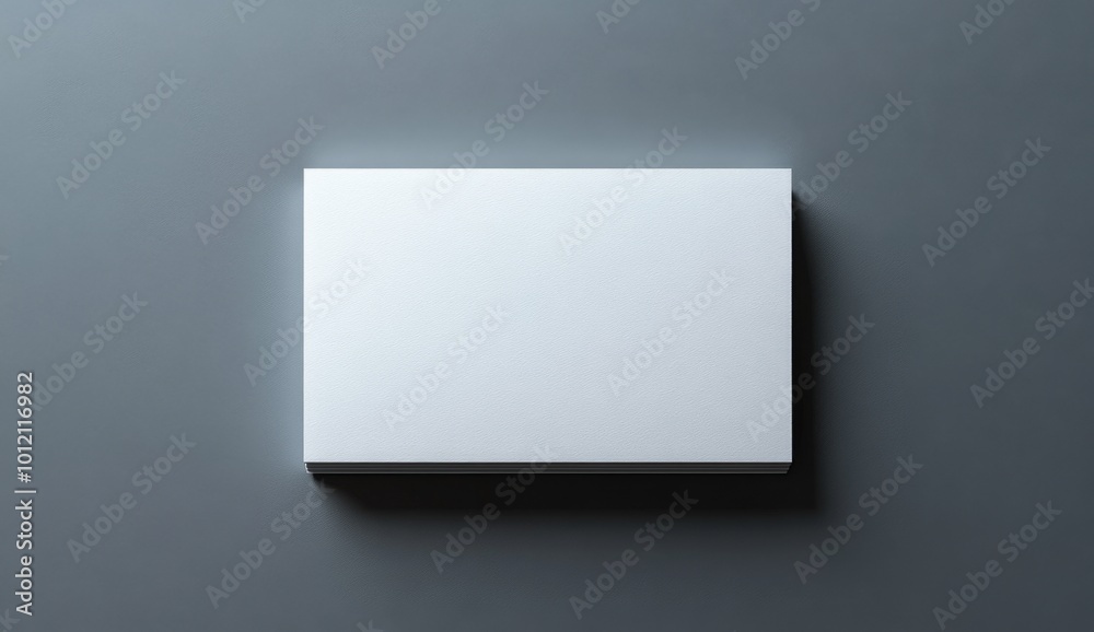Minimalist Blank Business Card on Grey Background: Perfect Mockup Template for Professional Presentations with Customizable Text and Photo Space Minimalist Blank Business Card on Grey Background: Perfect Mockup Template for Professional Presentations with Customizable Text and Photo Space
