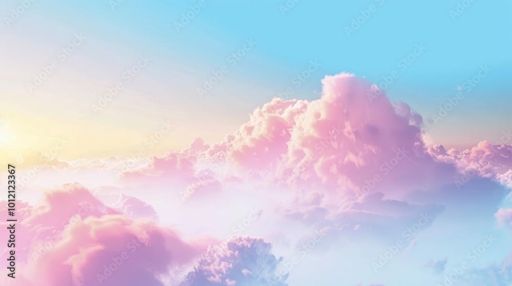 Tranquil Pastel Gradient HighResolution Image Perfect for Peaceful Backgrounds