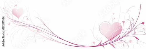 Wallpaper Mural Minimalistic Line Art Outline for Invitation Card: Continuous Line Design with Hearts on Each Side

 Torontodigital.ca