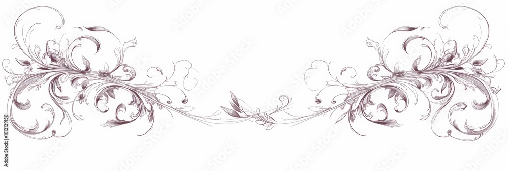 Elegant Line Art Frame for Invitation: Flowing Curves Forming Hearts at Each Corner on White Background
Elegant Line Art Frame for Invitation: Flowing Curves Forming Hearts at Each Corner on White Background