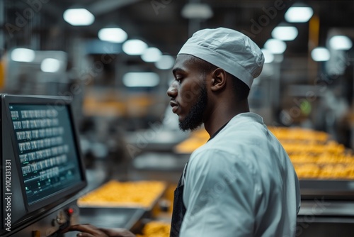 Back view of Black man as basketball player throwing ball into basket while practicing in sports gym with American flag copy space, Generative AI