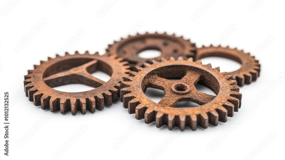 Rusted Gears - AI Generated