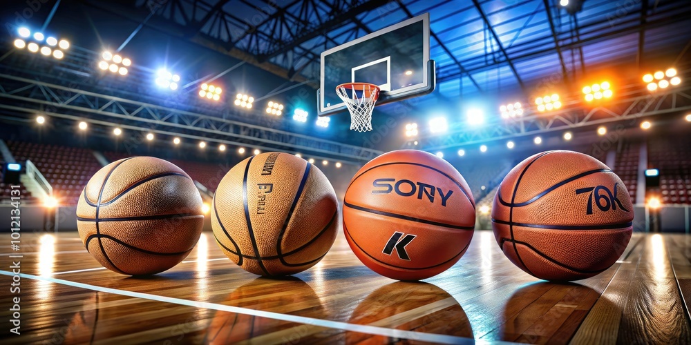 Dynamic Action Shots of Basketballs on Courts, Hoops, and in Motion for Sports Enthusiasts and Fans Dynamic Action Shots of Basketballs on Courts, Hoops, and in Motion for Sports Enthusiasts and Fans