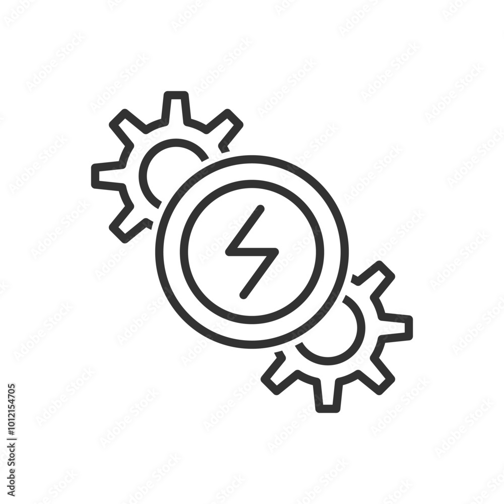 Electric Power Icon Sign Symbol Electric Power Icon Sign Symbol