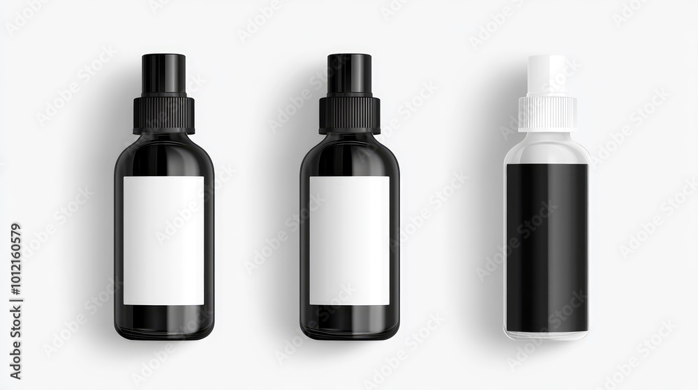 Realistic Spray Bottle Mockup -- AI Generated Realistic Spray Bottle Mockup -- AI Generated