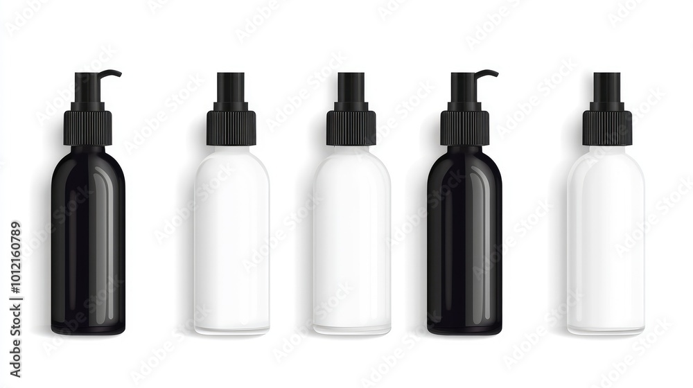 Realistic Spray Bottle Mockup -- AI Generated Realistic Spray Bottle Mockup -- AI Generated