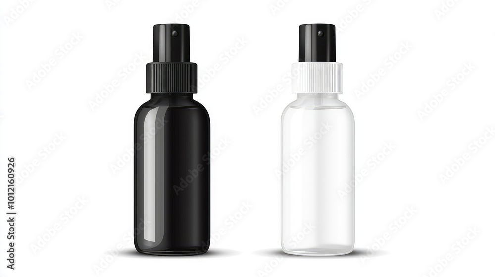 Realistic Spray Bottle Mockup -- AI Generated Realistic Spray Bottle Mockup -- AI Generated