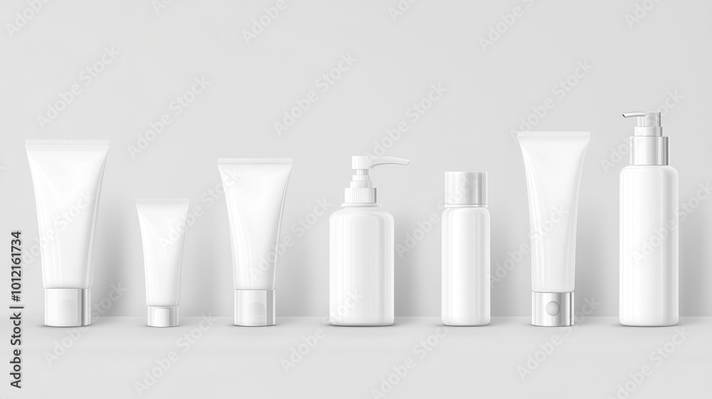Mockups of Cosmetic Packaging -- AI Generated