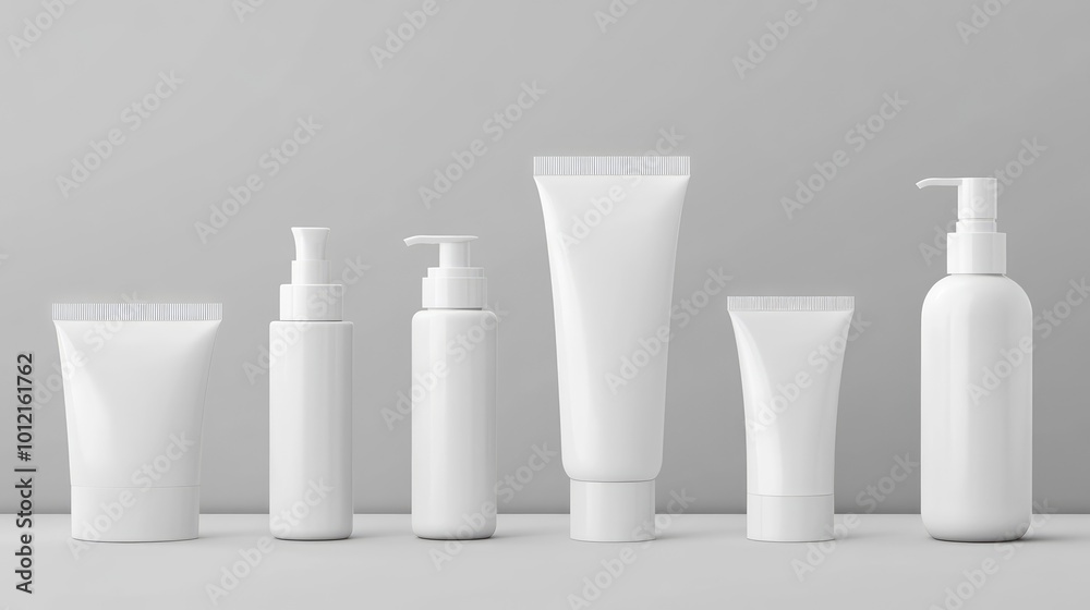Mockups of Cosmetic Packaging -- AI Generated Mockups of Cosmetic Packaging -- AI Generated