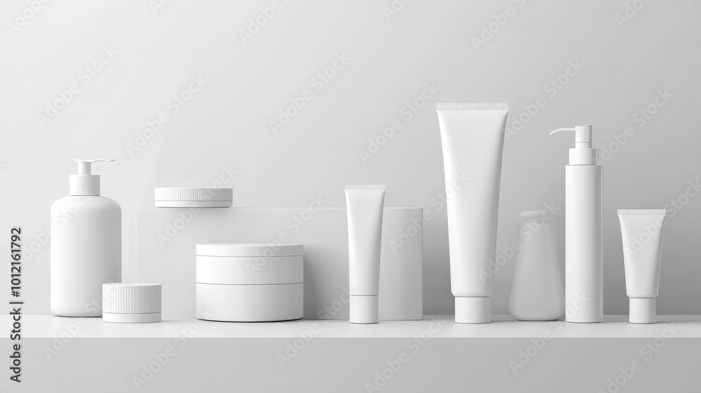 Mockups of Cosmetic Packaging -- AI Generated Mockups of Cosmetic Packaging -- AI Generated