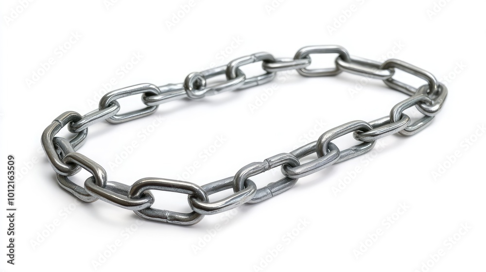 Obraz premium Single Metal Chain -- AI Generated