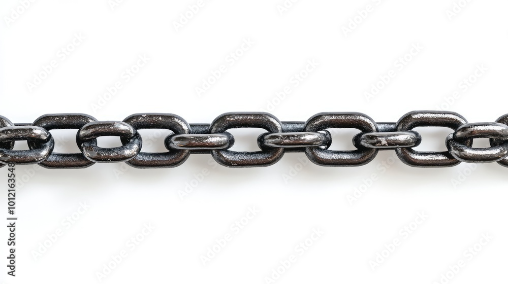 Fototapeta premium Single Metal Chain -- AI Generated
