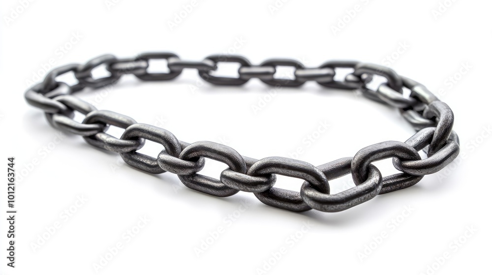 Obraz premium Single Metal Chain -- AI Generated