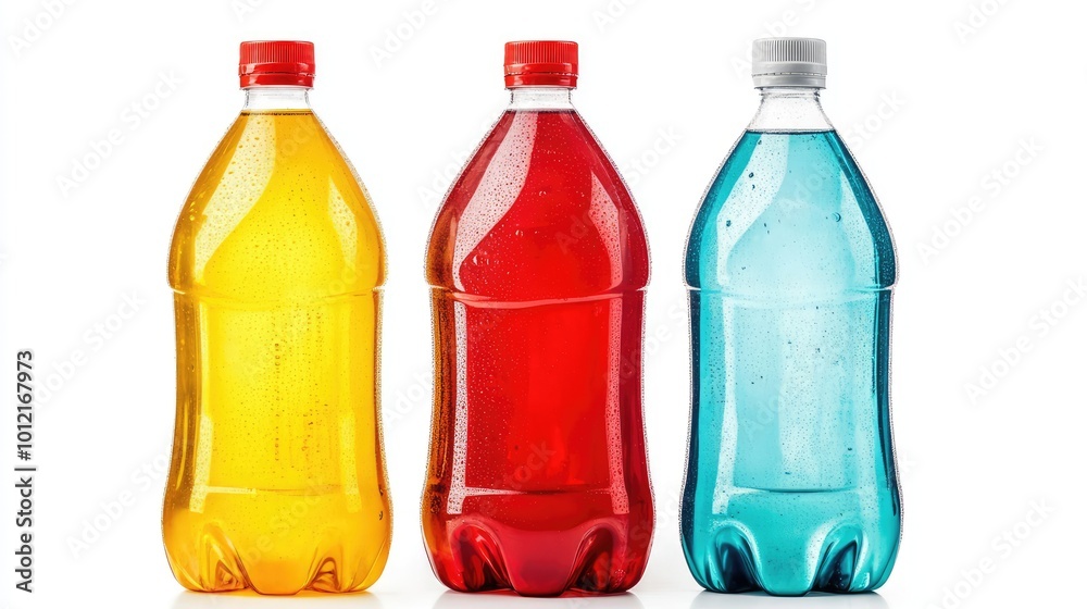 Three Large Plastic Bottles - AI Generated Three Large Plastic Bottles - AI Generated
