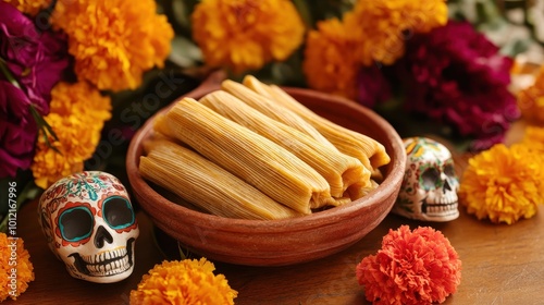 Vibrant Marigolds and Tamales - Celebrating D