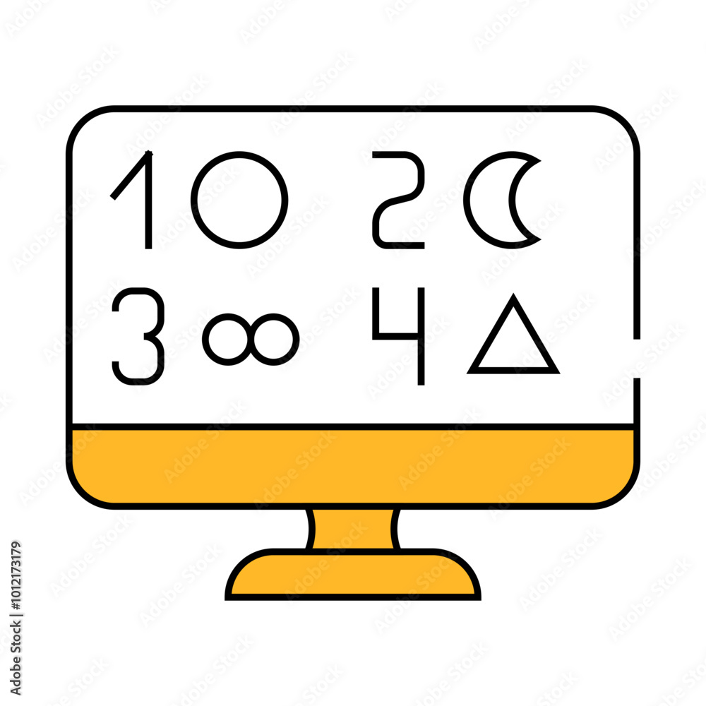 phobia test line icon vector. phobia test sign. isolated symbol illustration phobia test line icon vector. phobia test sign. isolated symbol illustration