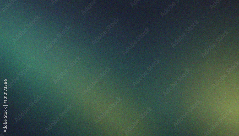 Obraz premium grain texture background Midnight Blue, Olive Drab, Forest Green. Dynamic grainy wave featuring sleek grainy texture waves