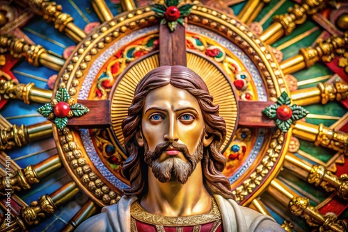 Elegant representation of a religious symbol of Christianity highlighting faith and spiritual devotion