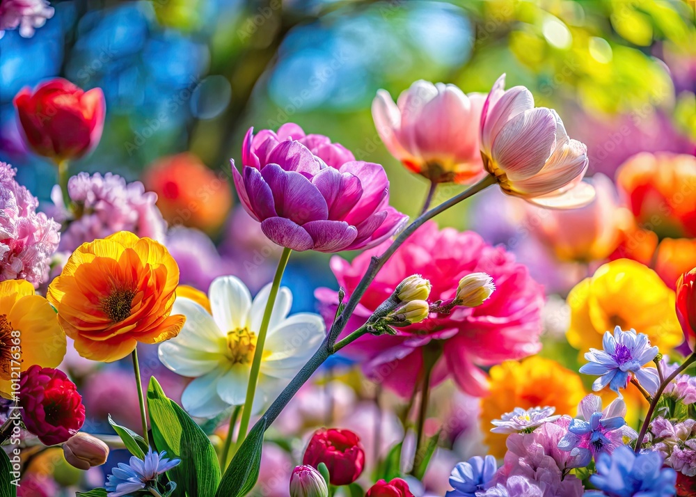 Elegant Spring Blooms: Serenity in Nature's Colors Showcasing Vibrant Flora and Soft Pastels Elegant Spring Blooms: Serenity in Nature's Colors Showcasing Vibrant Flora and Soft Pastels