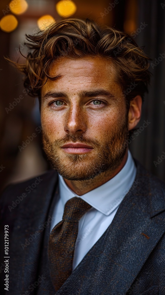 Handsome Man in a Suit and Tie - Portrait Photography Handsome Man in a Suit and Tie - Portrait Photography