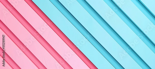 Vibrant Fusion of Blue and Pink: An Abstract Diagonal Line Pattern Creating a Dynamic, Modern Aesthetic with Contrasting Colors and Fluid Motion