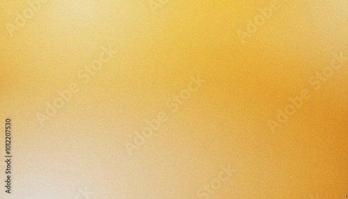 Mustard Yellow, Warm Beige grainy banner background color gradient abstract poster header cover backdrop design. Dynamic grainy glow with bold grainy texture transitions