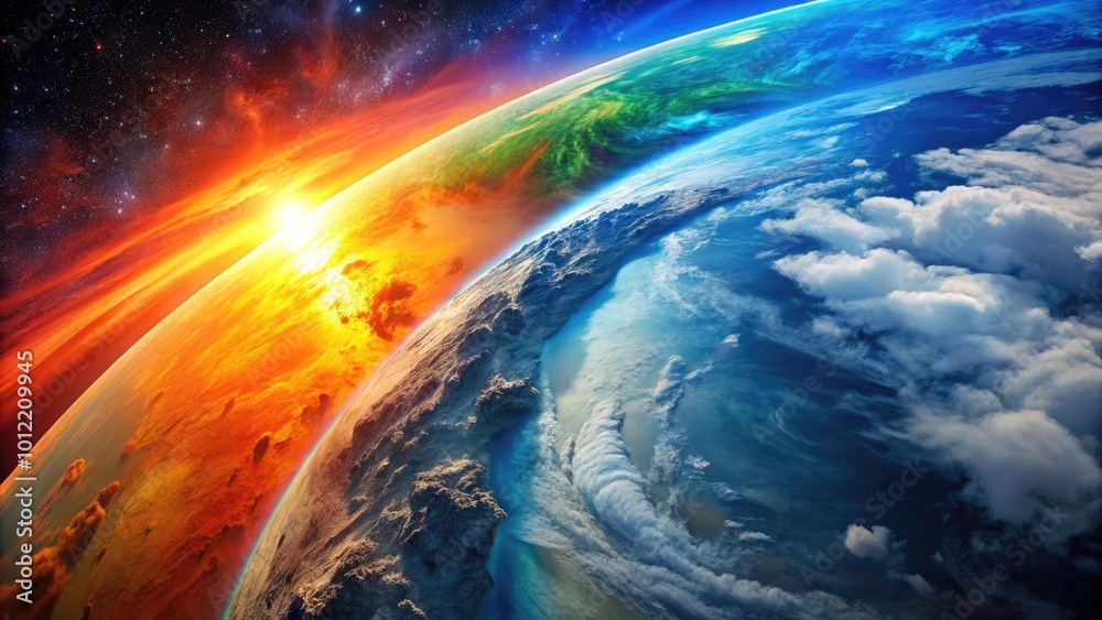 Exploring the Five Layers of Earth's Atmosphere: A Visual Representation of Atmospheric Science Exploring the Five Layers of Earth's Atmosphere: A Visual Representation of Atmospheric Science