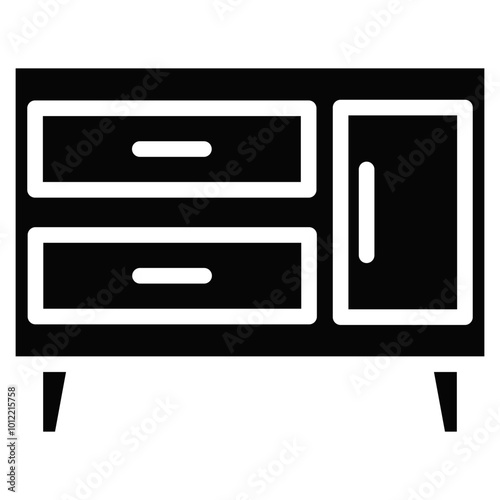 Drawer Table Vector Icons