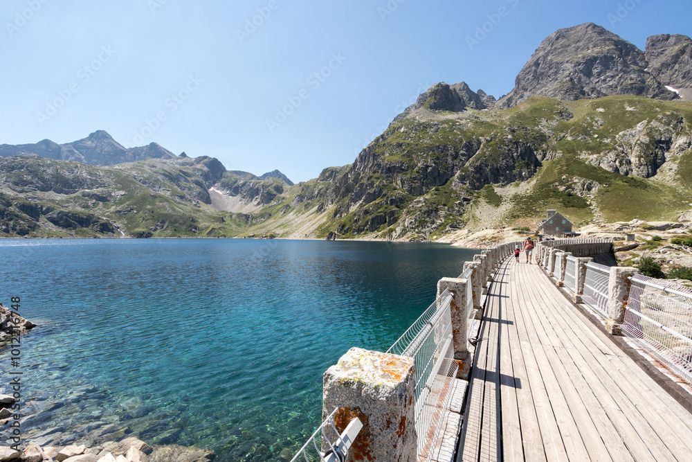 Naklejka premium Lac d'Artouste