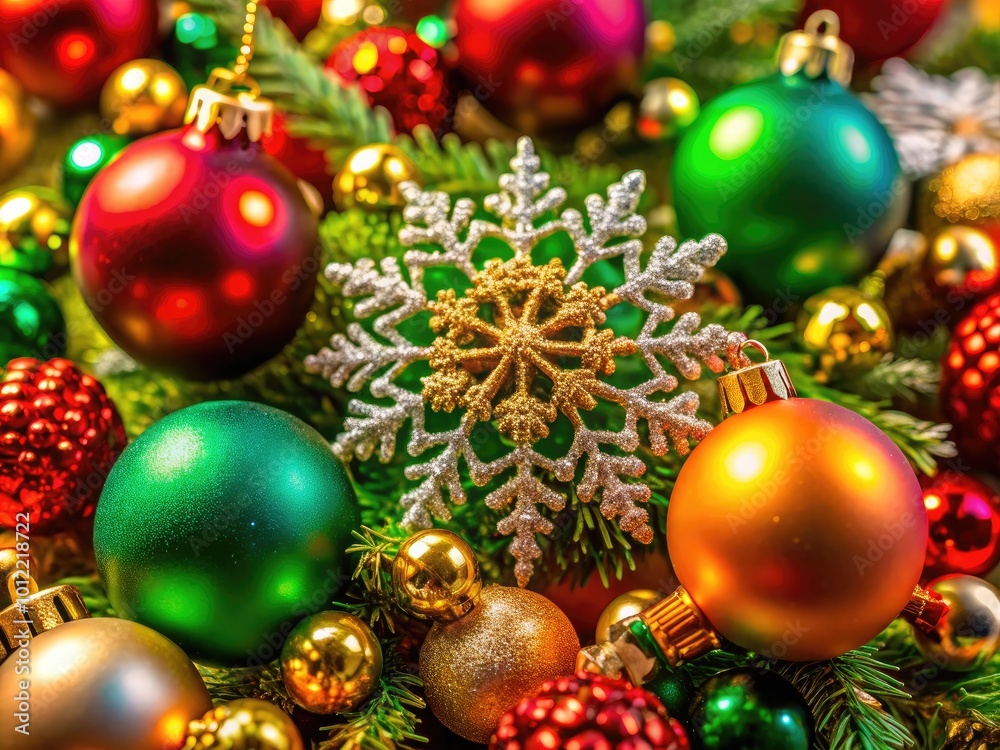 Festive Christmas Desktop Wallpaper Featuring Snowflakes, Ornaments, and Holiday Cheerful Colors Festive Christmas Desktop Wallpaper Featuring Snowflakes, Ornaments, and Holiday Cheerful Colors