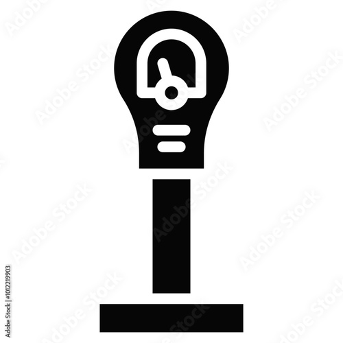 Parking Meter Vector Icons